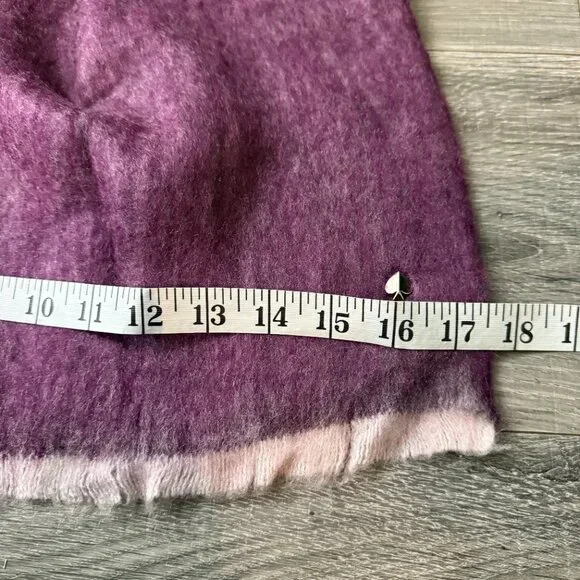 NWT Kate Spade Colorblock Pink Yarn Dyed 80" Scarf - Picture 5 of 6